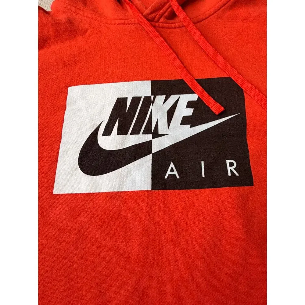 Nike Air Graphic Pullover Hoodie Mens Spell Out Swoosh Box Logo